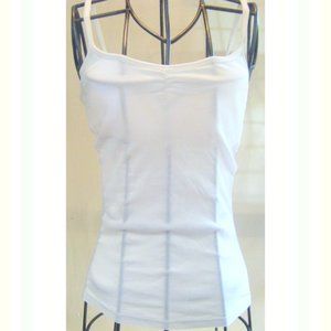 Mossimo Supply Co White Strappy Cami Cotton Size S